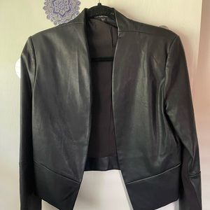 Boston Proper No Collar Open Front Jacket NWOT